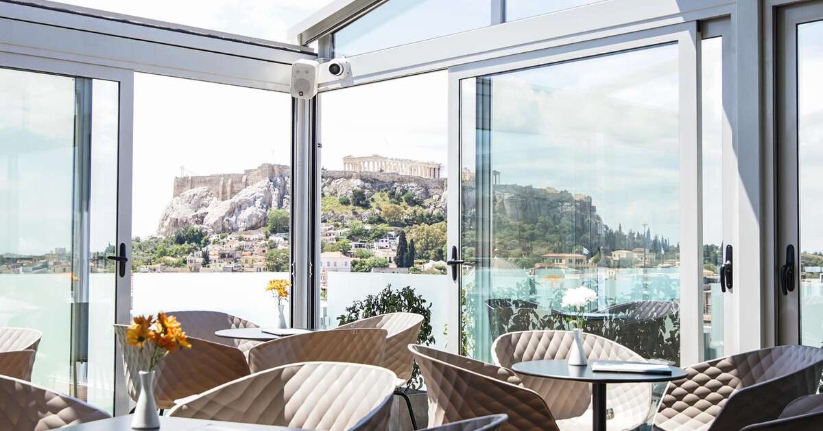 Een foto van de faciliteiten bij Athens Cypria Hotel