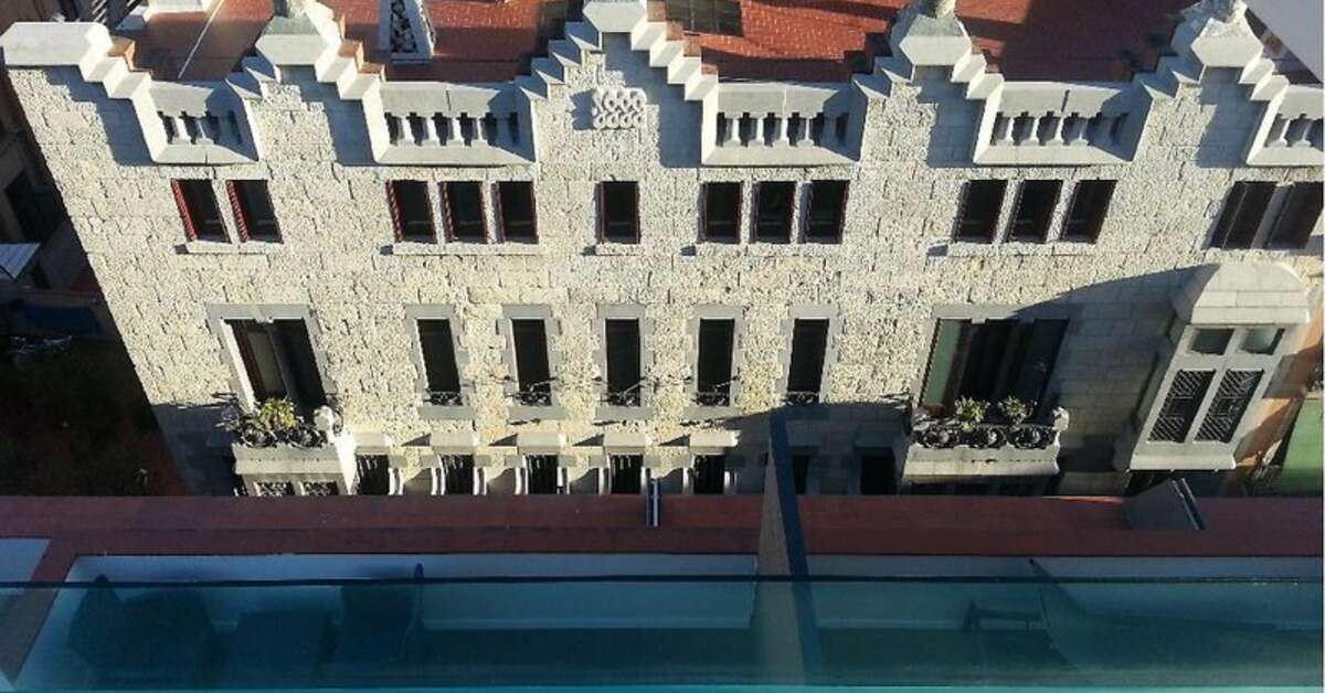 Een foto van een overzicht van Hotel Gaudi