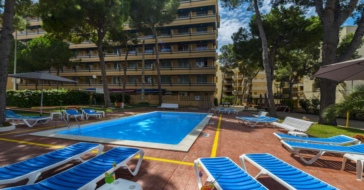 Een foto van het zwembad bij 4R Hotel Playa Park