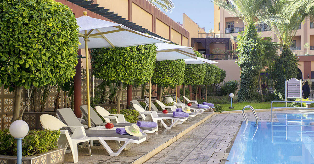Een foto van het zwembad bij Diwane Hotel & Spa