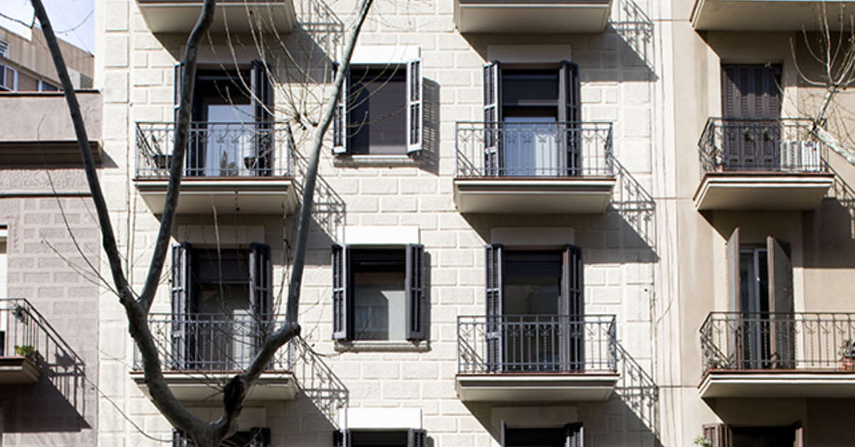 Een foto van de buitenkant van Eric Vökel Sagrada Familia Suites
