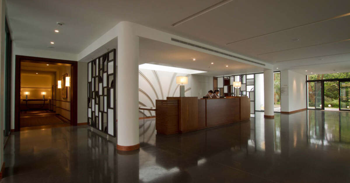 Een foto van het interieur van Terra Nostra Garden Hotel