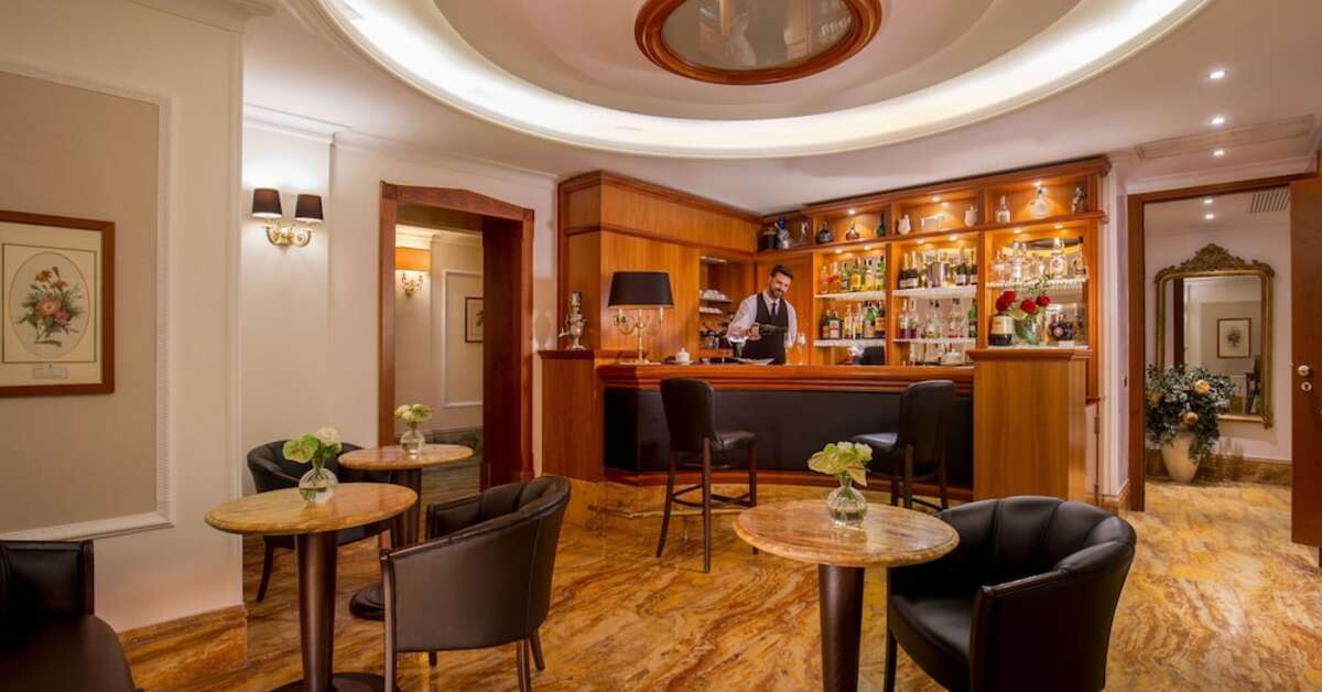 Een foto van de faciliteiten bij Albergo Ottocento