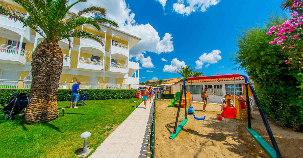 Ein Foto von den Einrichtungen im Poseidon Beach Hotel