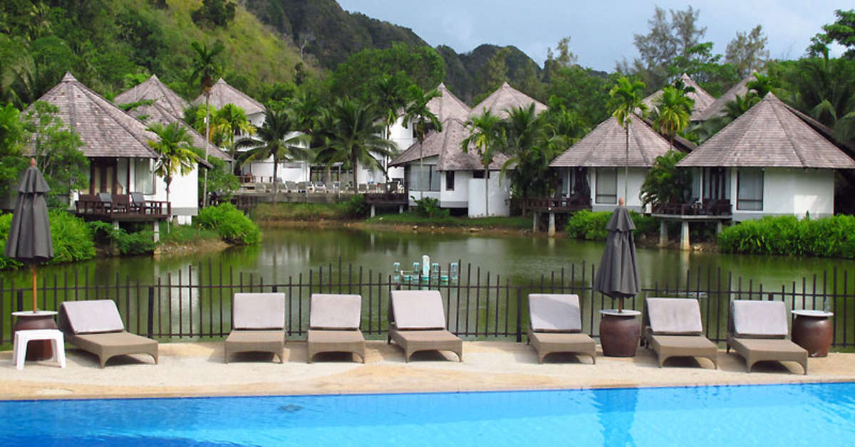 Een foto van een overzicht van Hotel Peace Laguna Resort