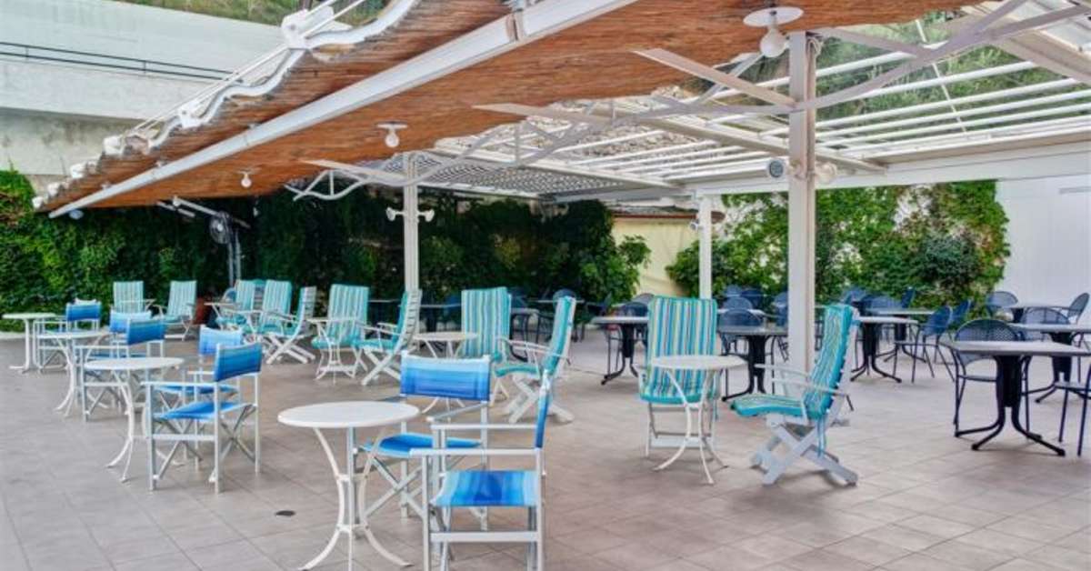 Ein Foto von der Terrasse im Best Western Hotel La Solara