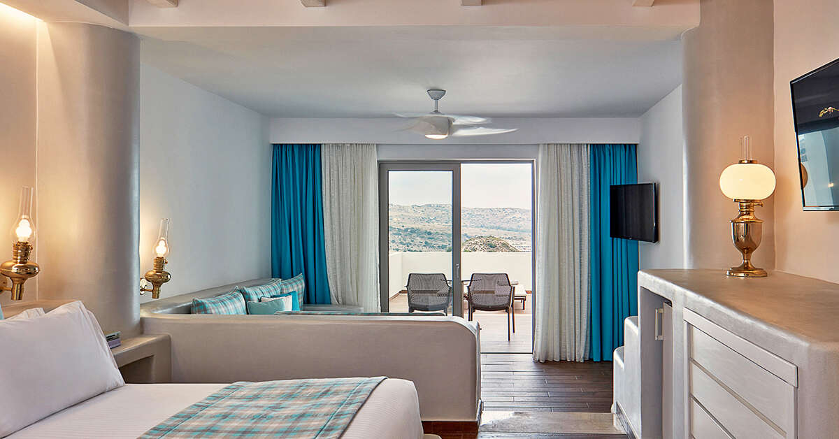 Ein Foto Esperos Village Blue & Spa