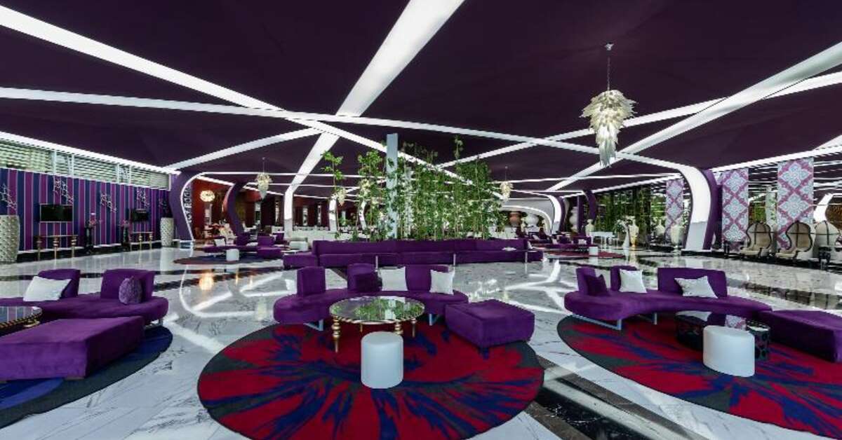 Een foto van het interieur van Vikingen Infinity Resort & Spa
