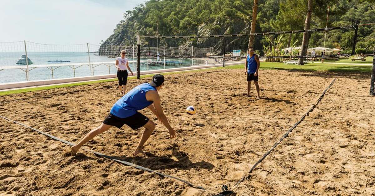 Een foto van het strand bij Robinson Club Camyuva