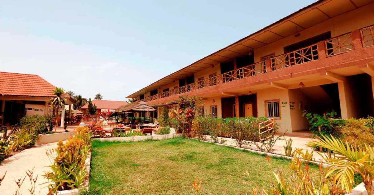 Een foto van de buitenkant van Bamboo Garden Hotel
