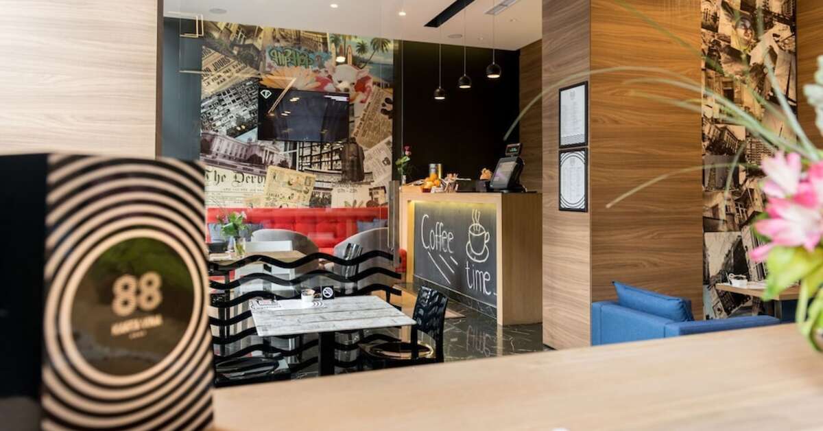 Een foto van de faciliteiten bij 88 Rooms Hotel
