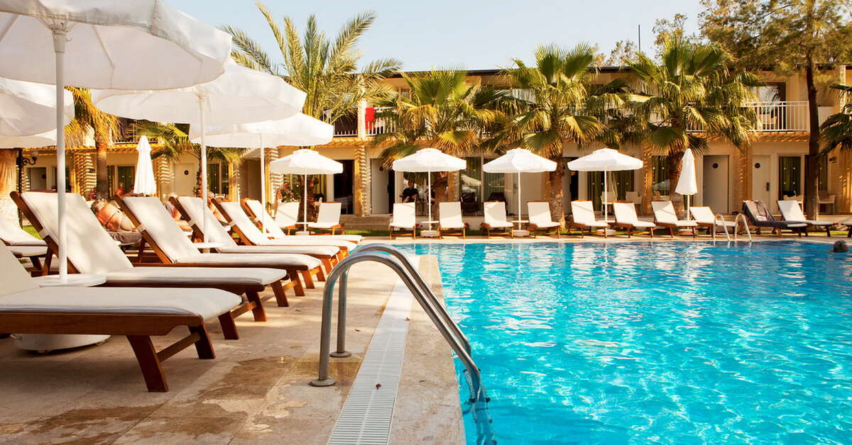 Een foto van het zwembad bij Sunprime Dogan Side Beach