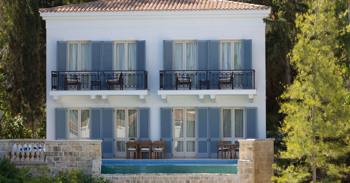 Een foto van de buitenkant van Anassa Hotel