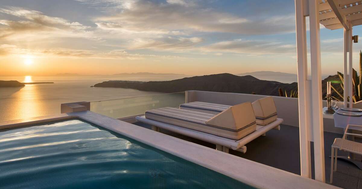 Een foto van het zwembad bij Andromeda Villas & Spa Resort