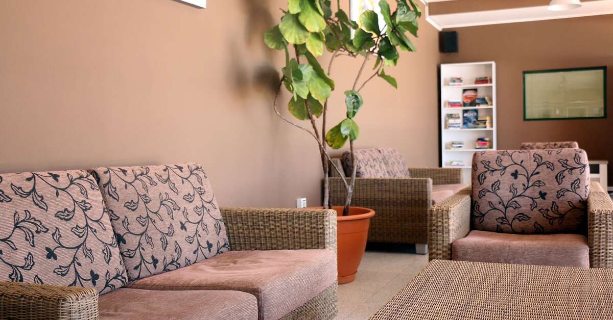 Een foto van het interieur van Colina Mar Appartementen