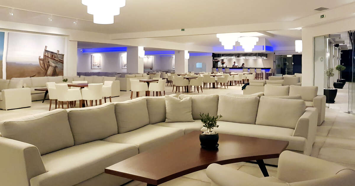 Een foto van het interieur van Alexandros Palace Hotel & Suites