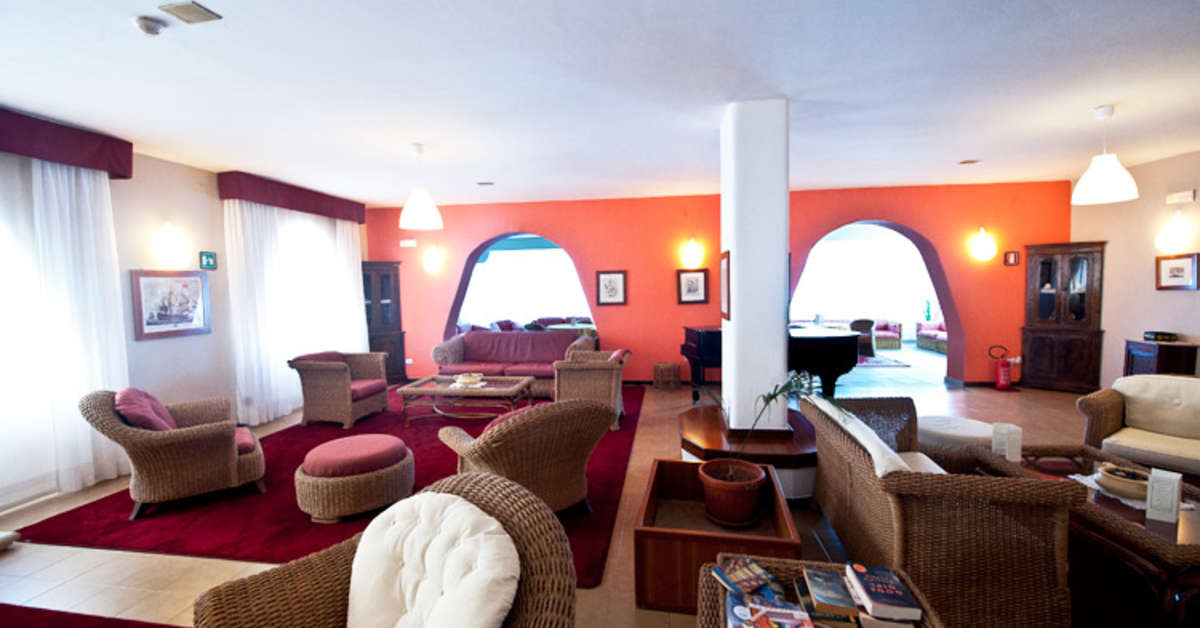 Een foto van het interieur van Hotel Degli Aranci Vieste