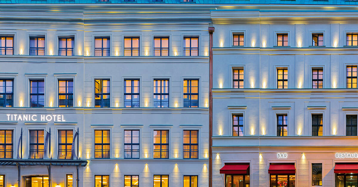 Een foto van de buitenkant van Titanic Gendarmenmarkt Berlin