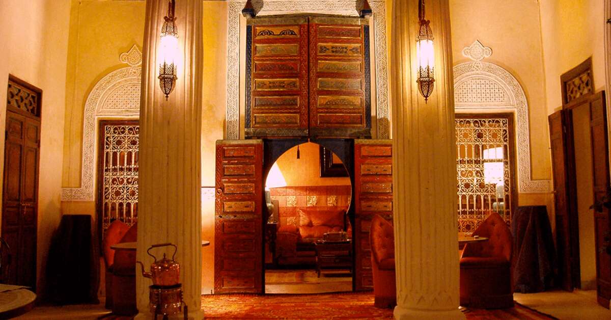Ein Foto vom Innenbereich im Hotel Riad Armelle