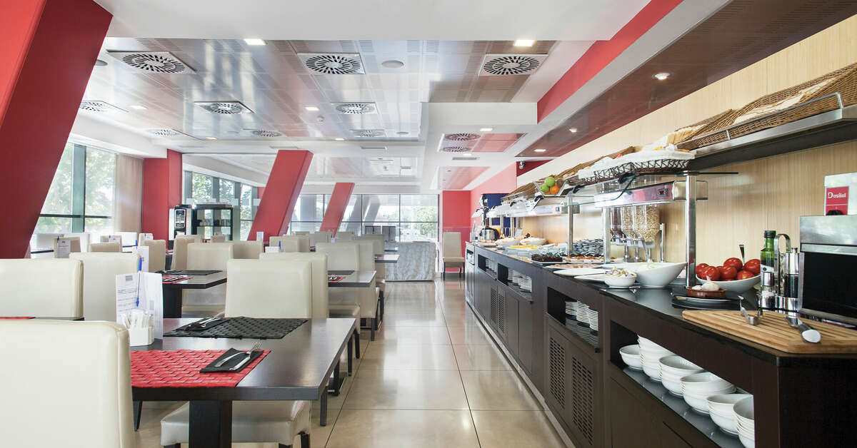 Een foto van de faciliteiten bij Hotel 4 Barcelona
