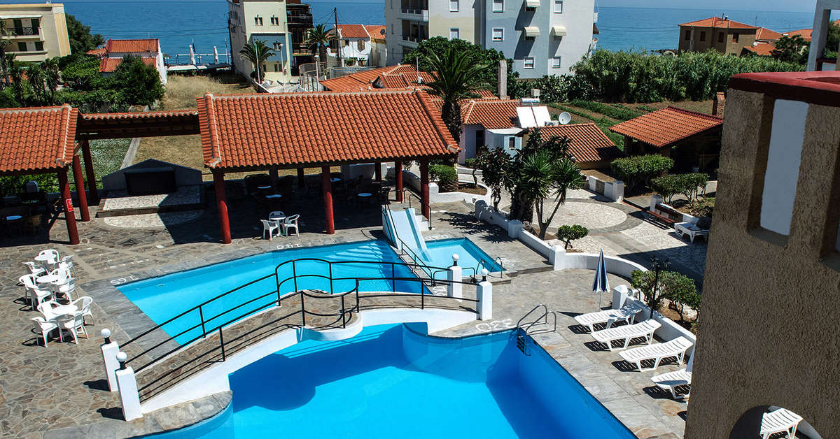 Een foto van het zwembad bij Anema by the Sea Guesthouse