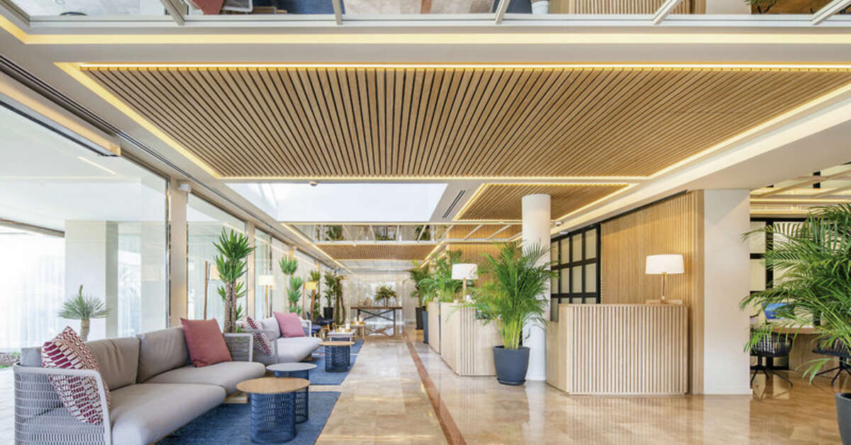 Een foto van het interieur van Hotel Eden Soller