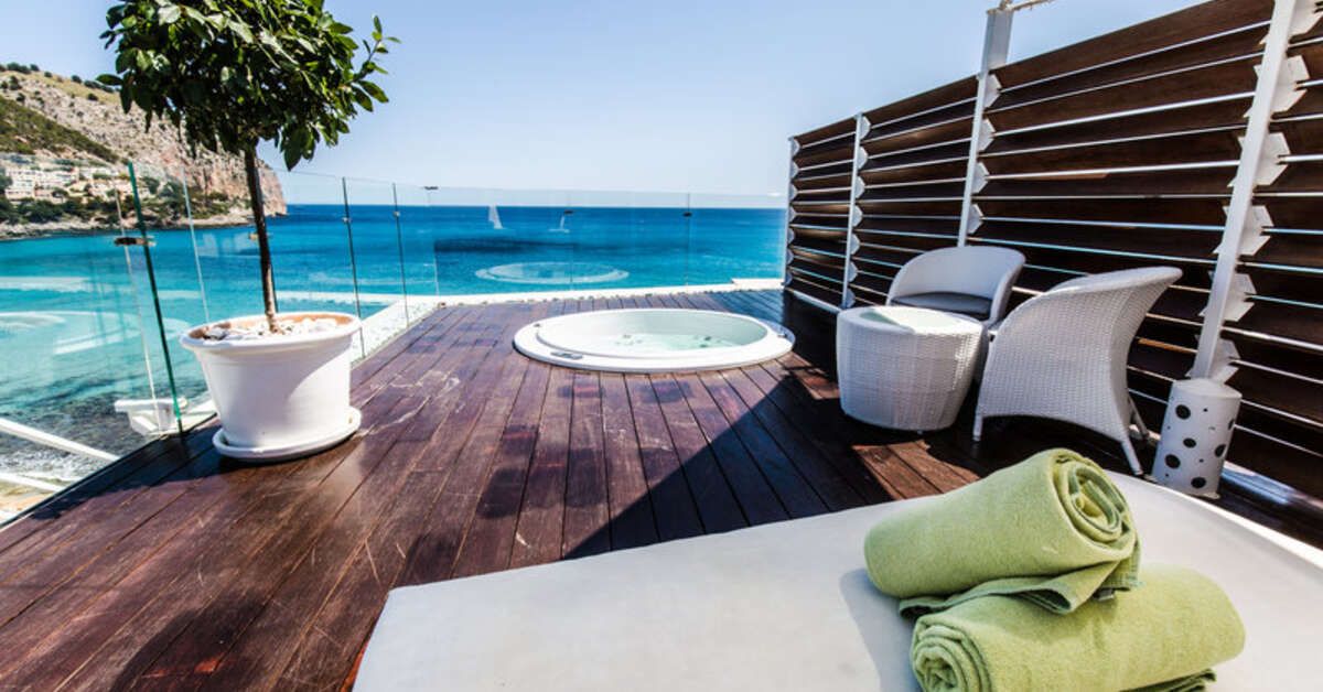 Een foto van de faciliteiten bij Melbeach Hotel & Spa