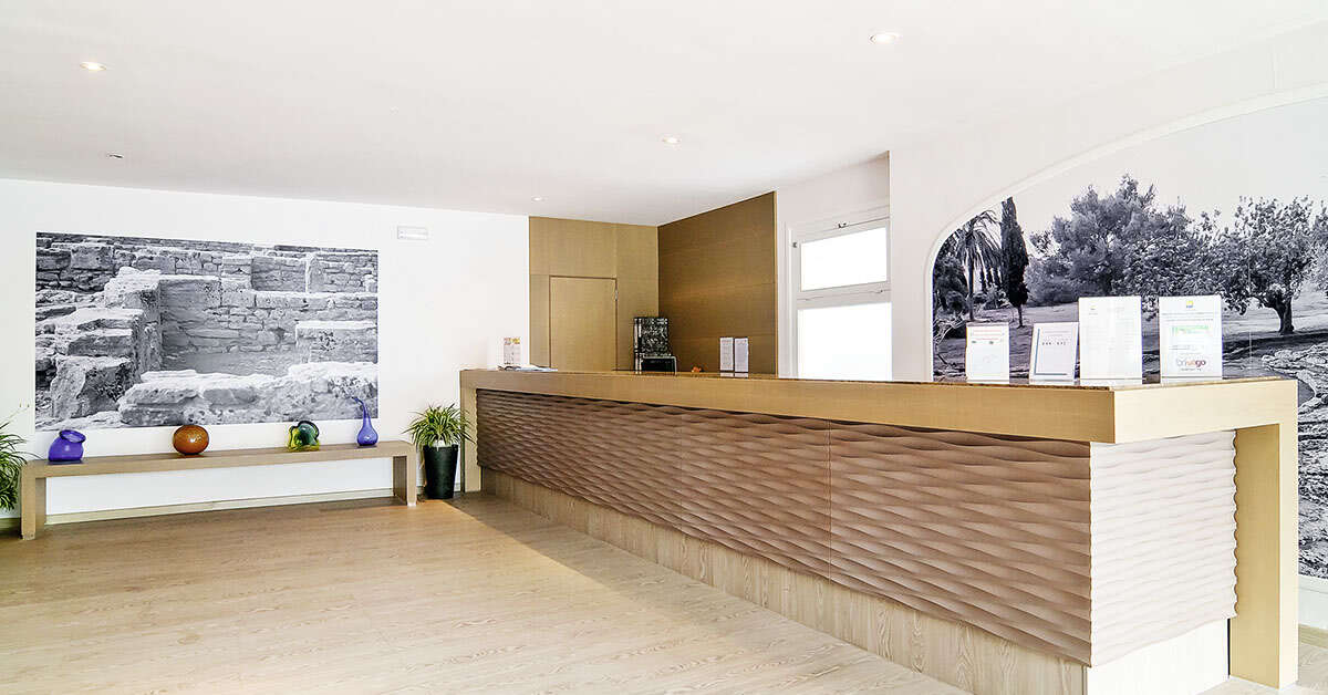 Een foto van het interieur van Eix Alcudia Hotel