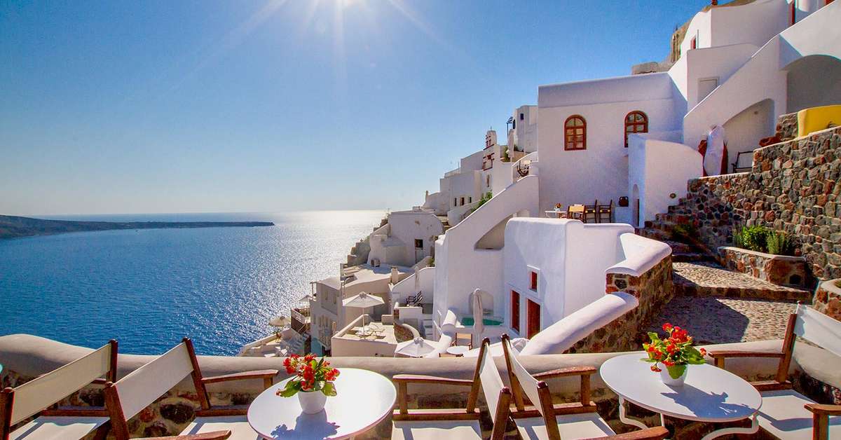 Een foto van de faciliteiten bij Oia Mare Villas