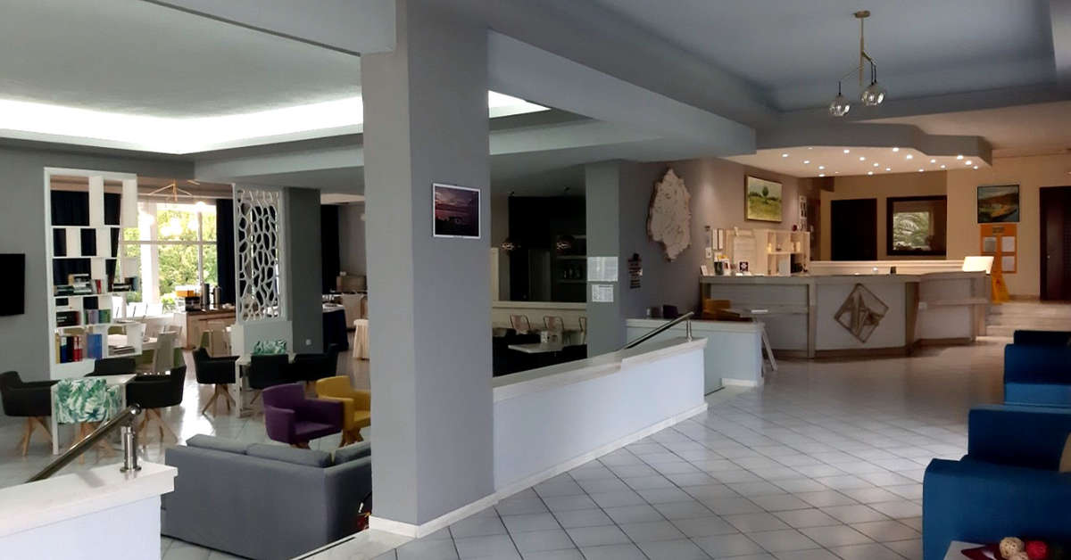 Een foto van de faciliteiten bij Aethria Hotel