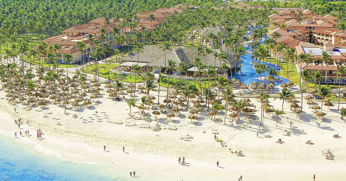 Ein Foto vom Strand beim Hotel Majestic Colonial Punta Cana