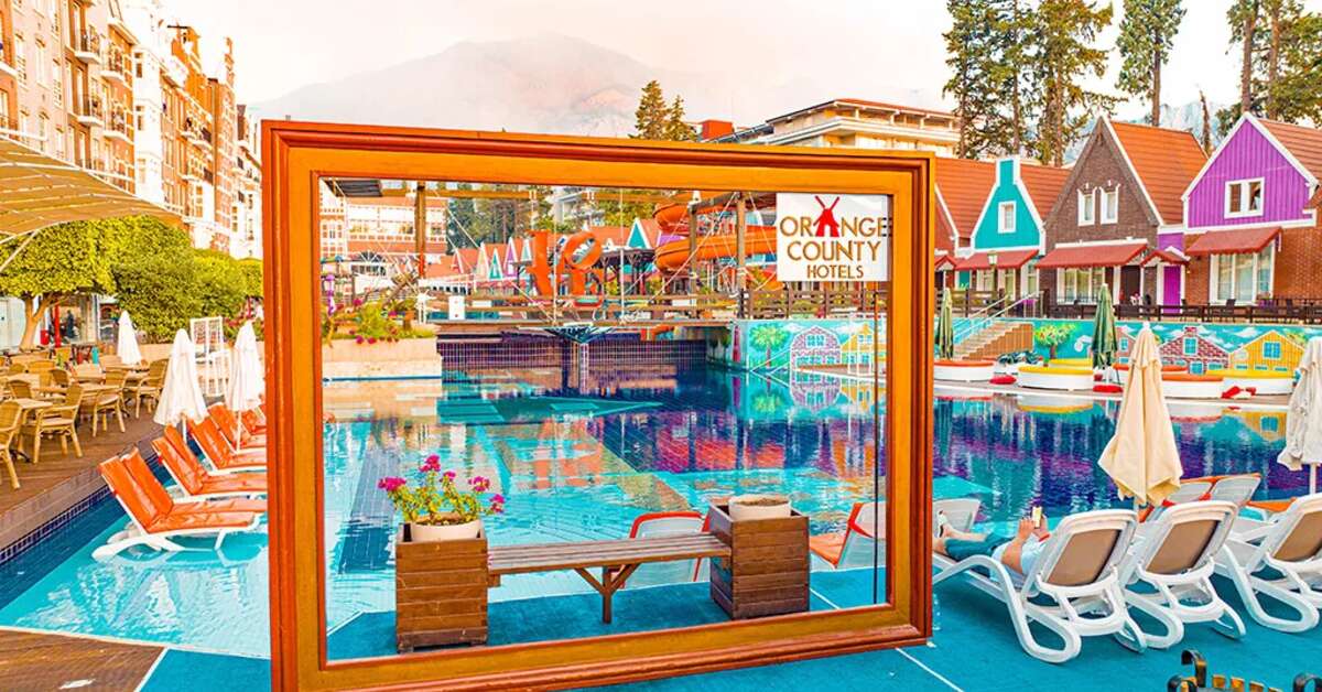 Een foto van het zwembad bij Orange County Kemer Resort Hotel
