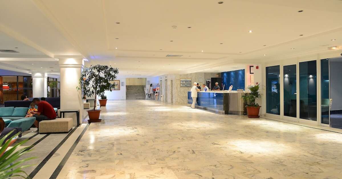 Een foto van het interieur van Calimera One Resort Jockey