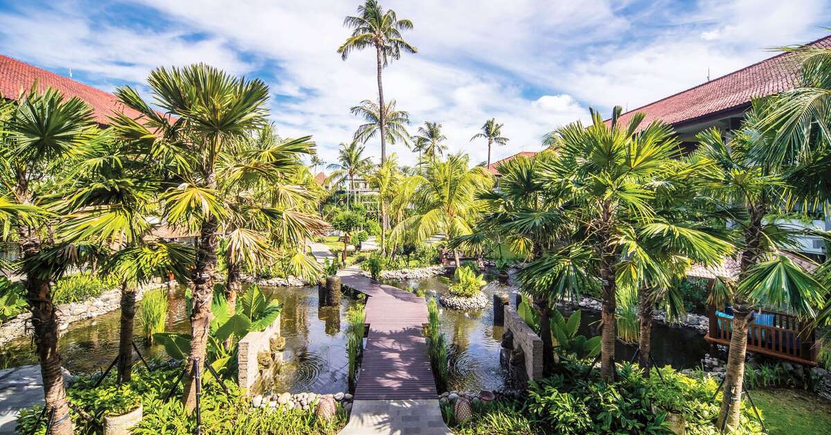Een foto van de buitenkant van Bali Dynasty Resort