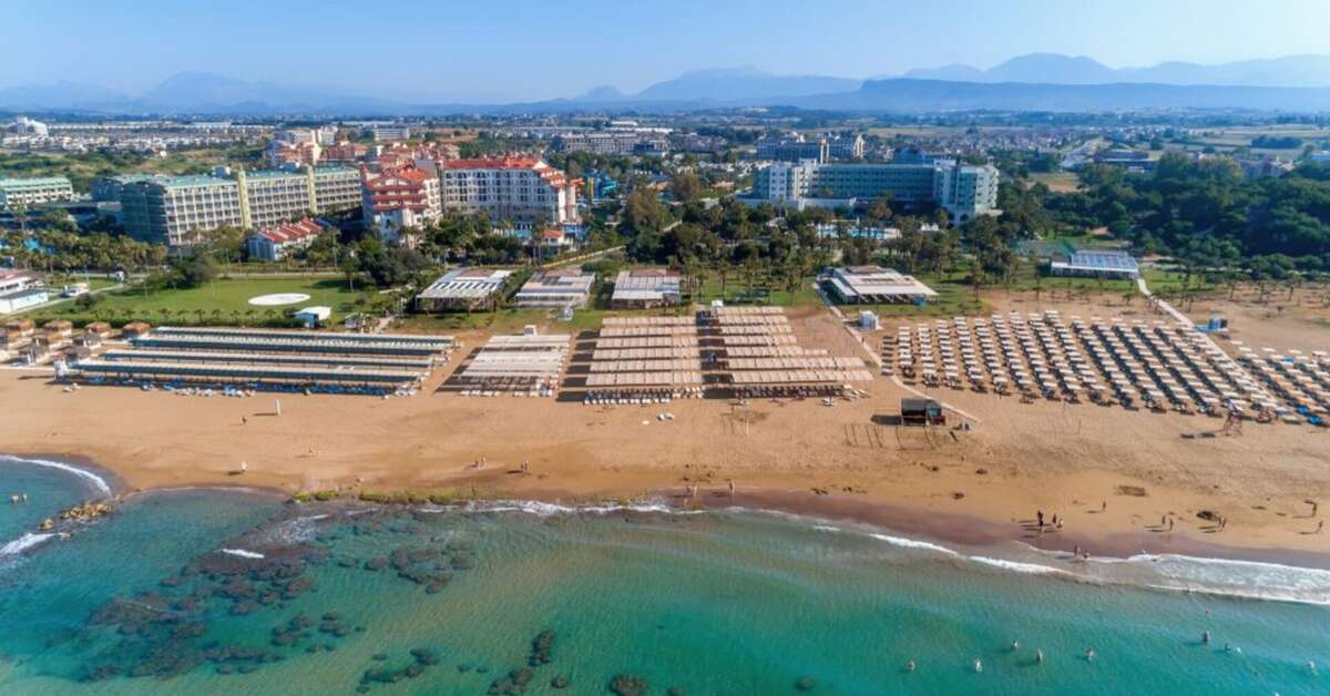 Een foto van het strand bij Orfeus Park Hotel