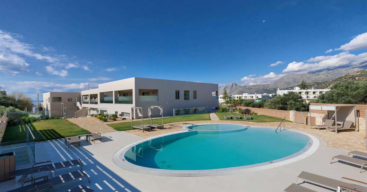 Een foto van het zwembad bij Belvedere Appartementen & Spa