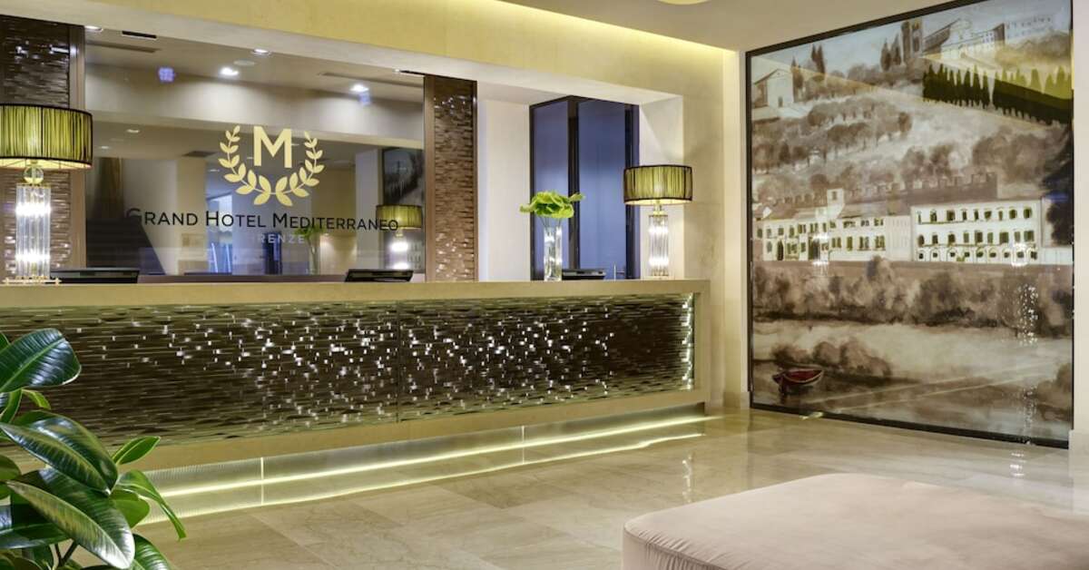 Ein Foto vom Innenbereich im Grand Hotel Mediterraneo