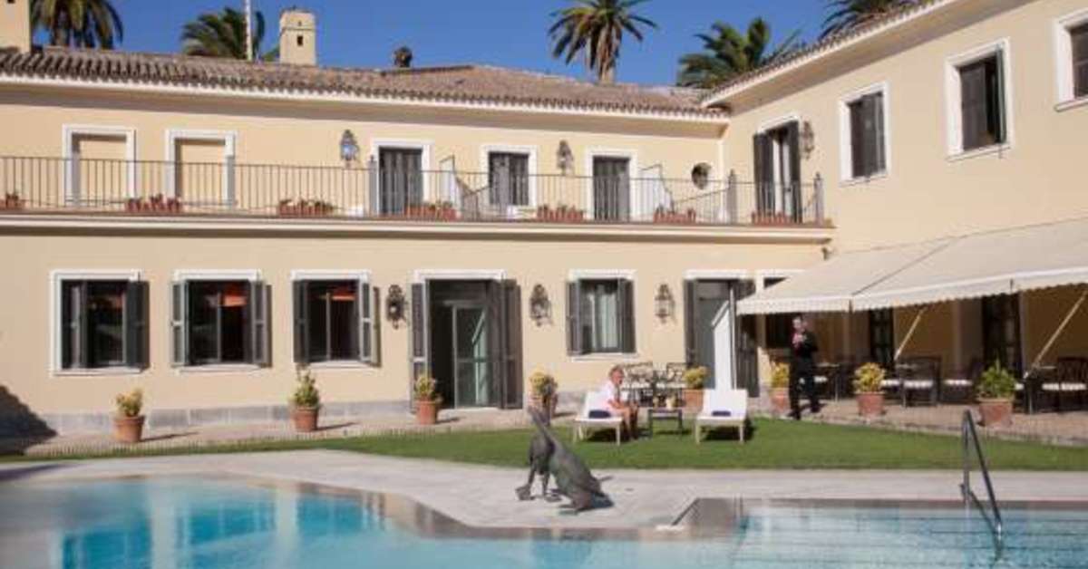 Een foto van het zwembad bij Hotel Villa Jerez
