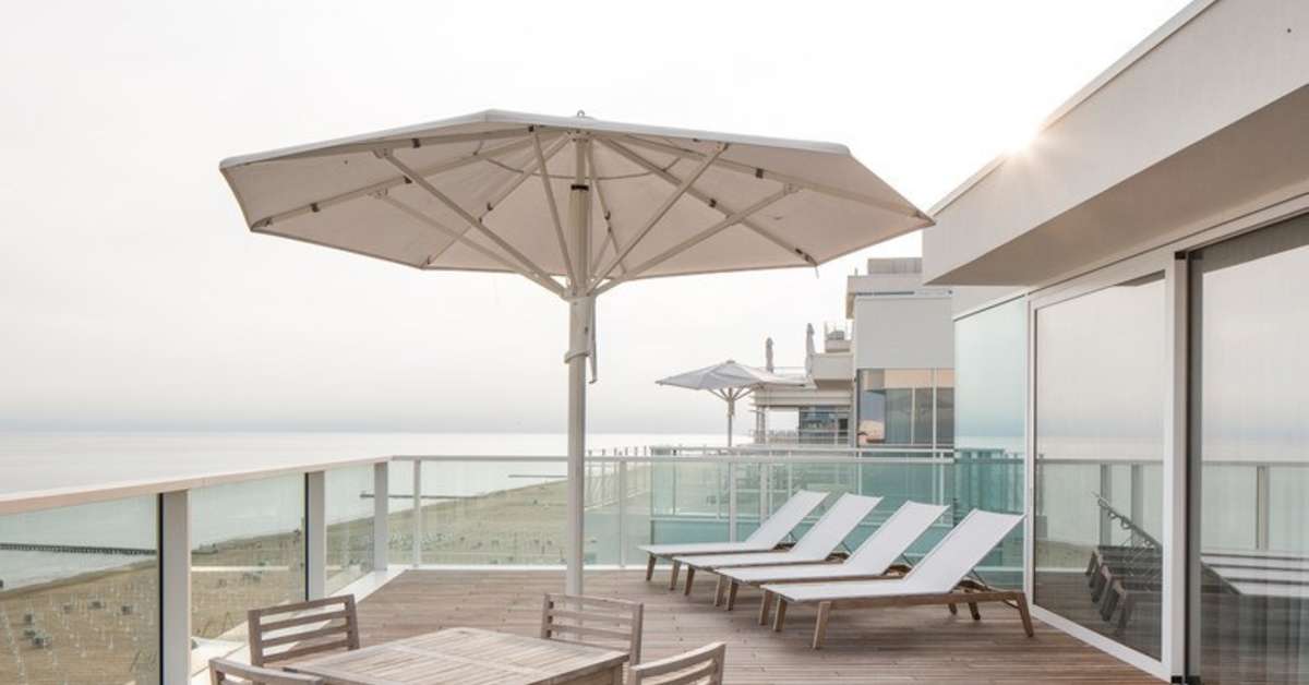 Een foto van het terras bij Falkensteiner Hotel & Spa Jesolo