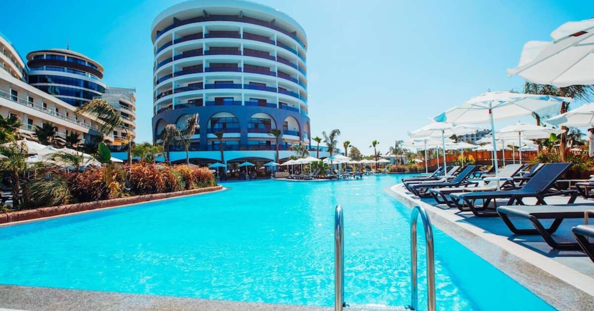 Een foto van het zwembad bij Alarcha Hotels & Resort