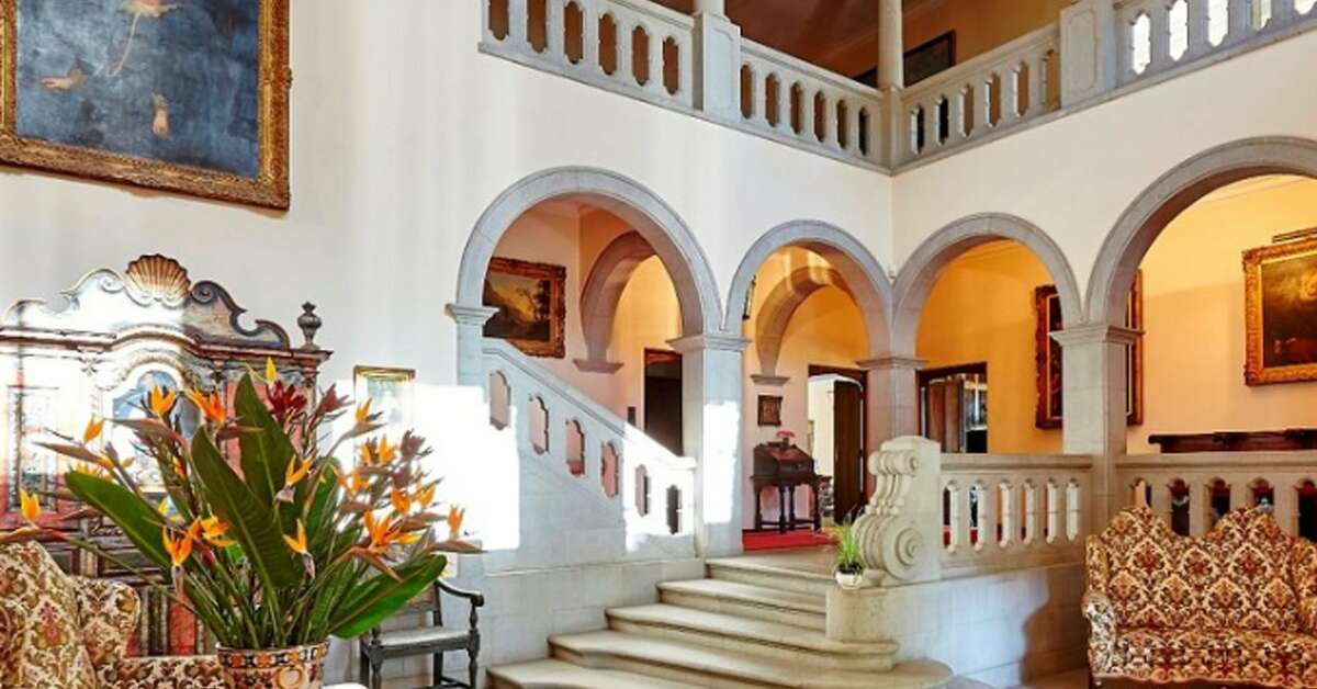 Een foto van het interieur van Quinta Da Casa Branca