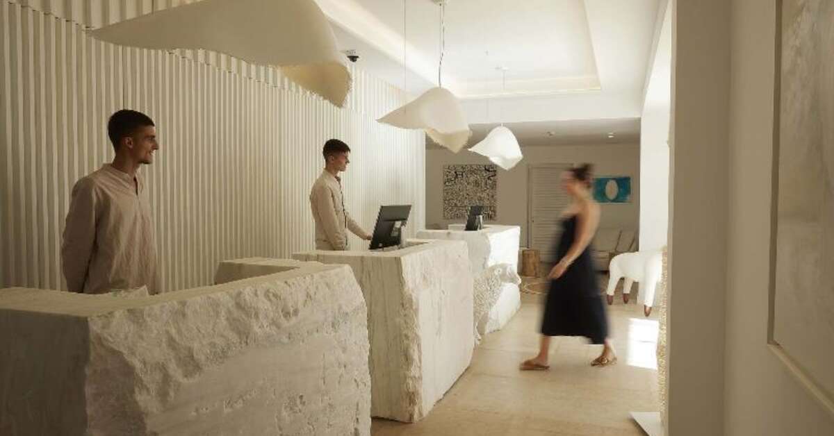 Een foto van het interieur van Once in Mykonos