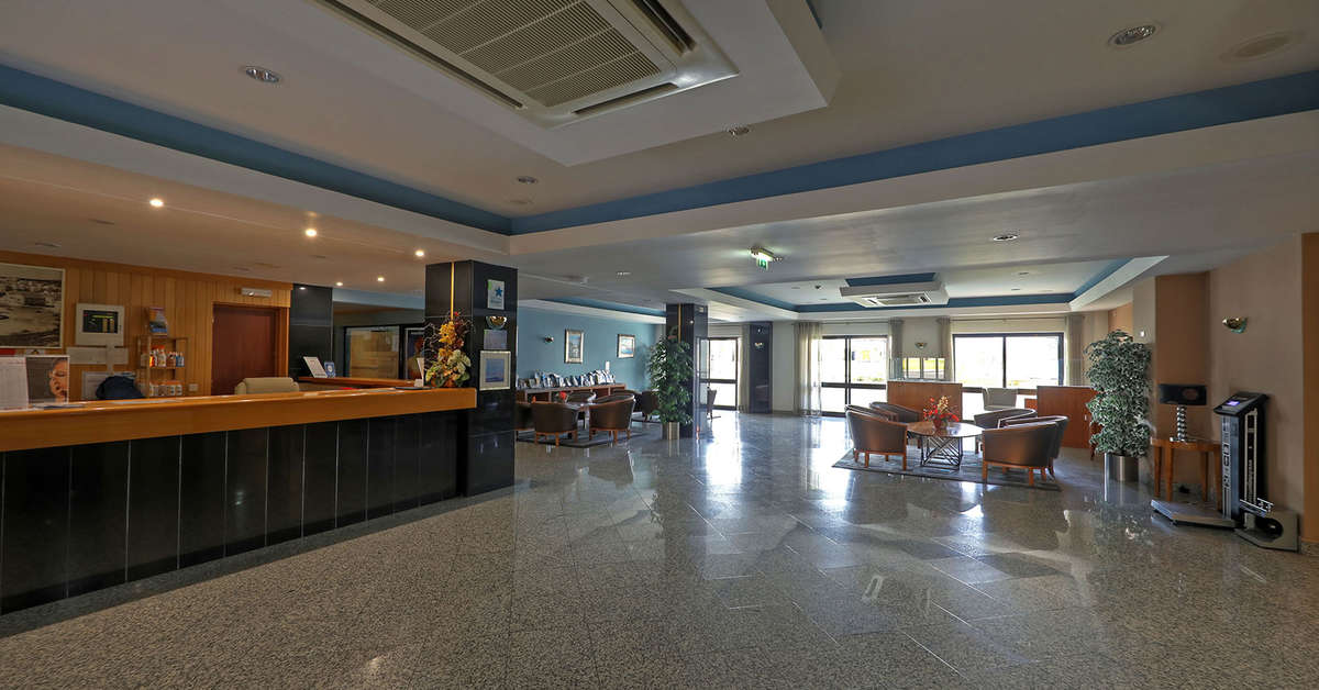 Een foto van het interieur van Paladim & Alagoa Mar Hotels