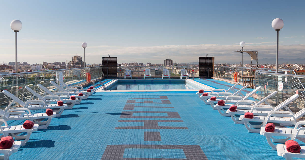 Een foto van een overzicht van Novotel Valencia Lavant