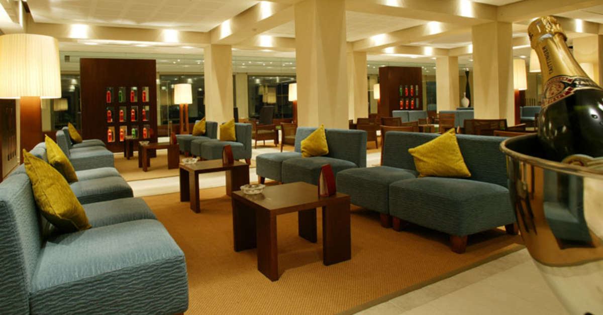 Een foto van het interieur van Eurostars Sitges