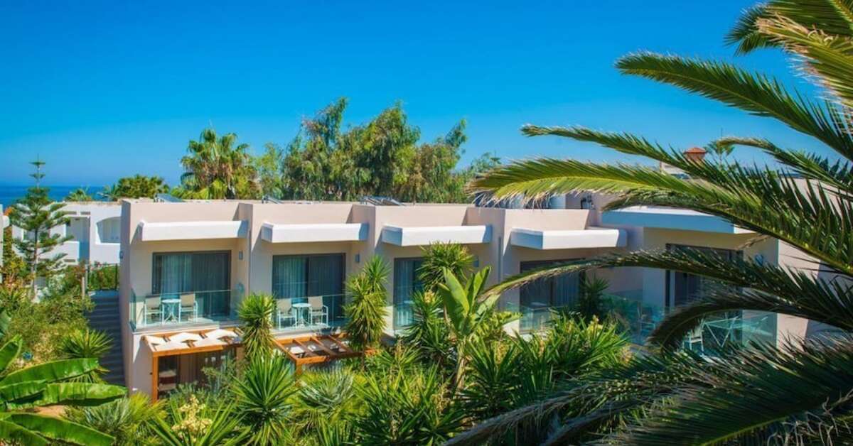 Een foto van de buitenkant van Cretan Beach Resort