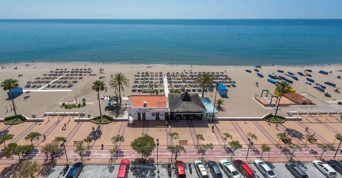 Een foto van het strand bij Hotel Yaramar