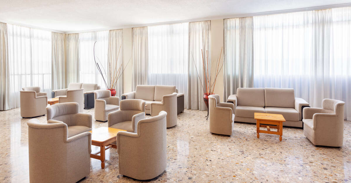 Een foto van het interieur van Hotel Panoramica Garden