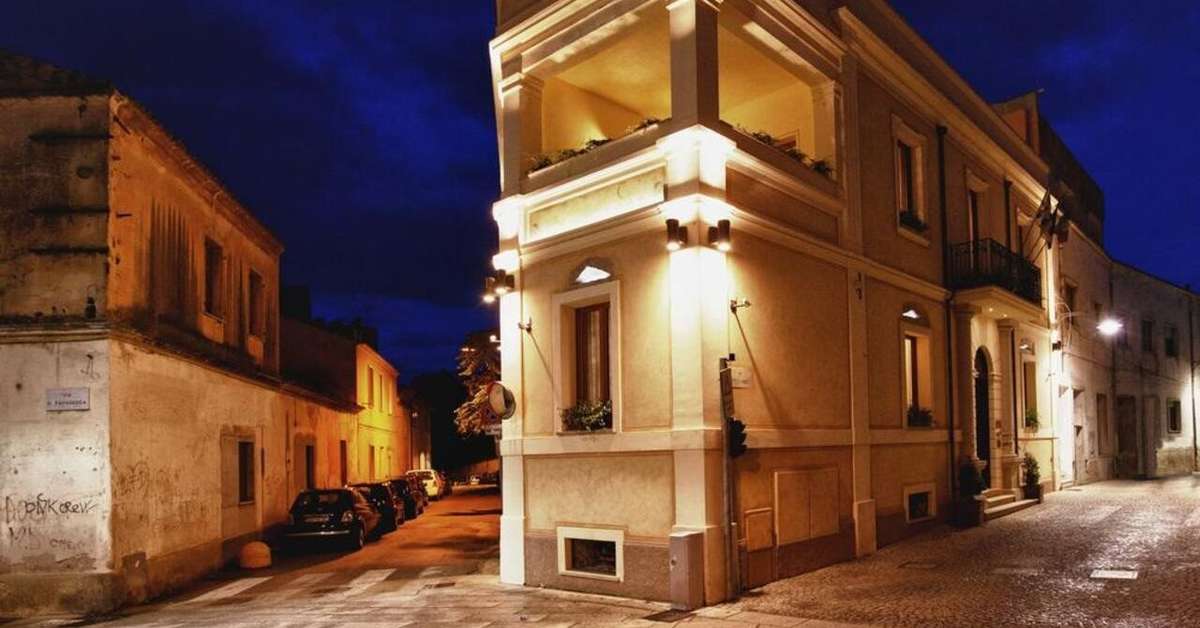 Een foto van de buitenkant van La Locanda del Conte Mameli