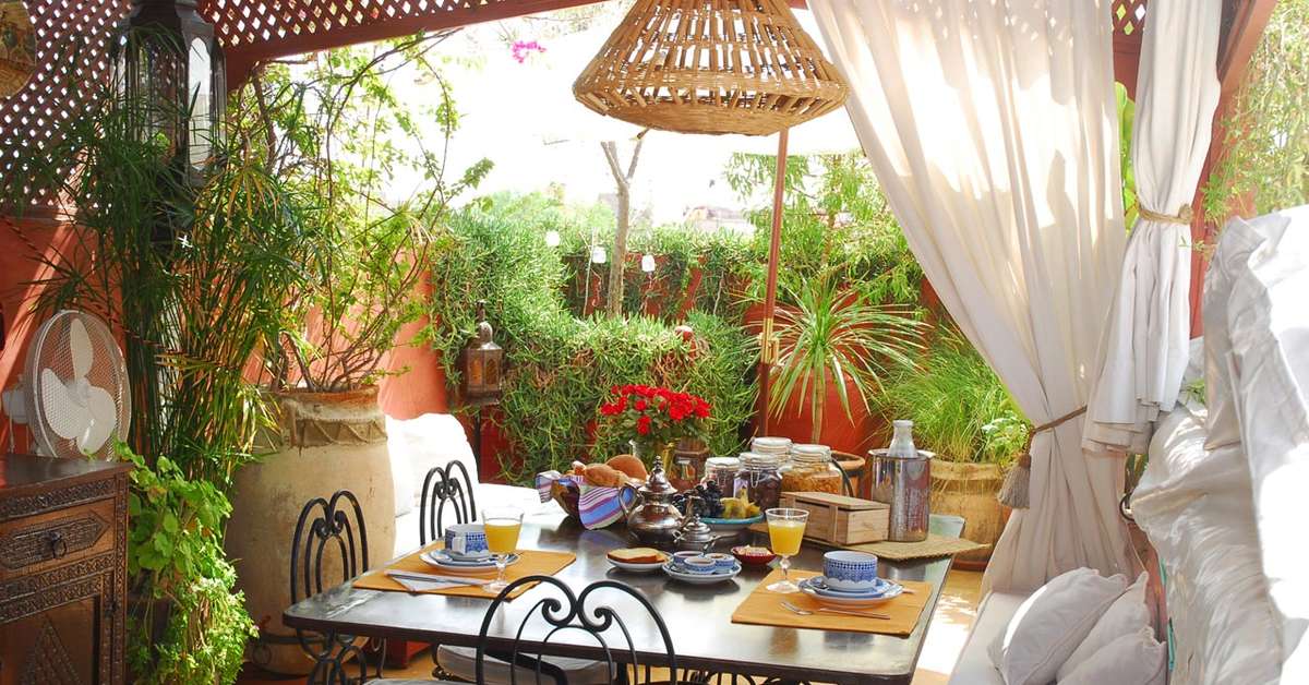 Ein Foto von den Einrichtungen im Riad Les Oliviers